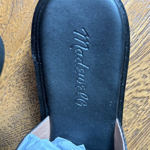Madewell Leather Criss Cross Slides - Picture 5 of 6